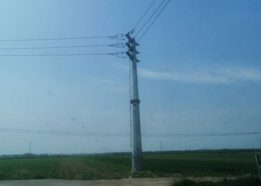 100m EN S235JR Galvanized 110KV Electric Power Tower