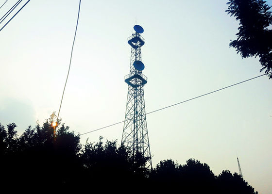 ตะแกรงเหล็กฉากเกรด 50 ASTM A123 Mobile Cell Tower