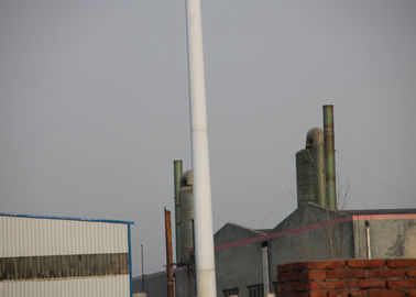 30m Self Supporting Steel Monopole Tower , Signal Transmission Monopole Telecom Tower