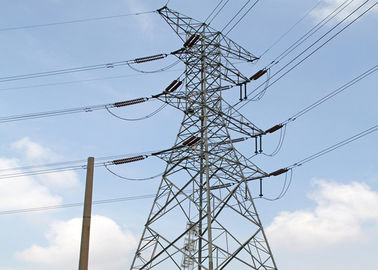 ASTM A572 Steel Structure Tower , 10 - 750KV High Voltage Power Tower
