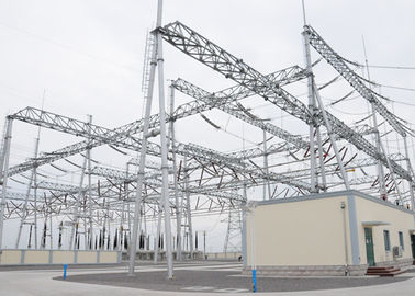 Safety Astm โครงสร้างเหล็ก 123 แข็งแรงสูงสำหรับสถานีไฟฟ้า