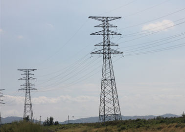 Angle Steel Lattice 220kv ระบบส่งกำลังเสาเหล็ก
