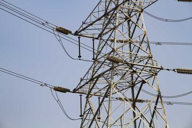 Transmission Q235B Galvanized Lattice Steel Towers