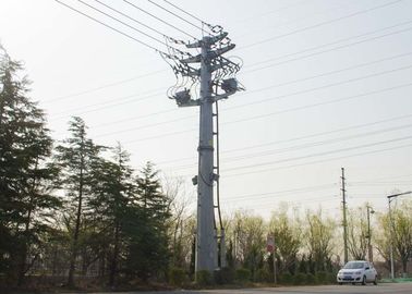 การเชื่อมต่อแปลน Q345B 132kv ระบบส่งกำลังไฟฟ้าทาวเวอร์