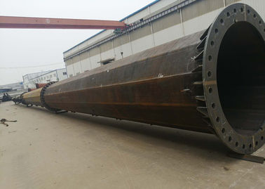 100m EN S235JR Galvanized 110KV Electric Power Tower