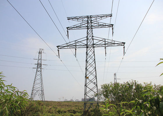 SGS 4 ขา Q235B 500KV ทาวเวอร์ส่งไฟฟ้า